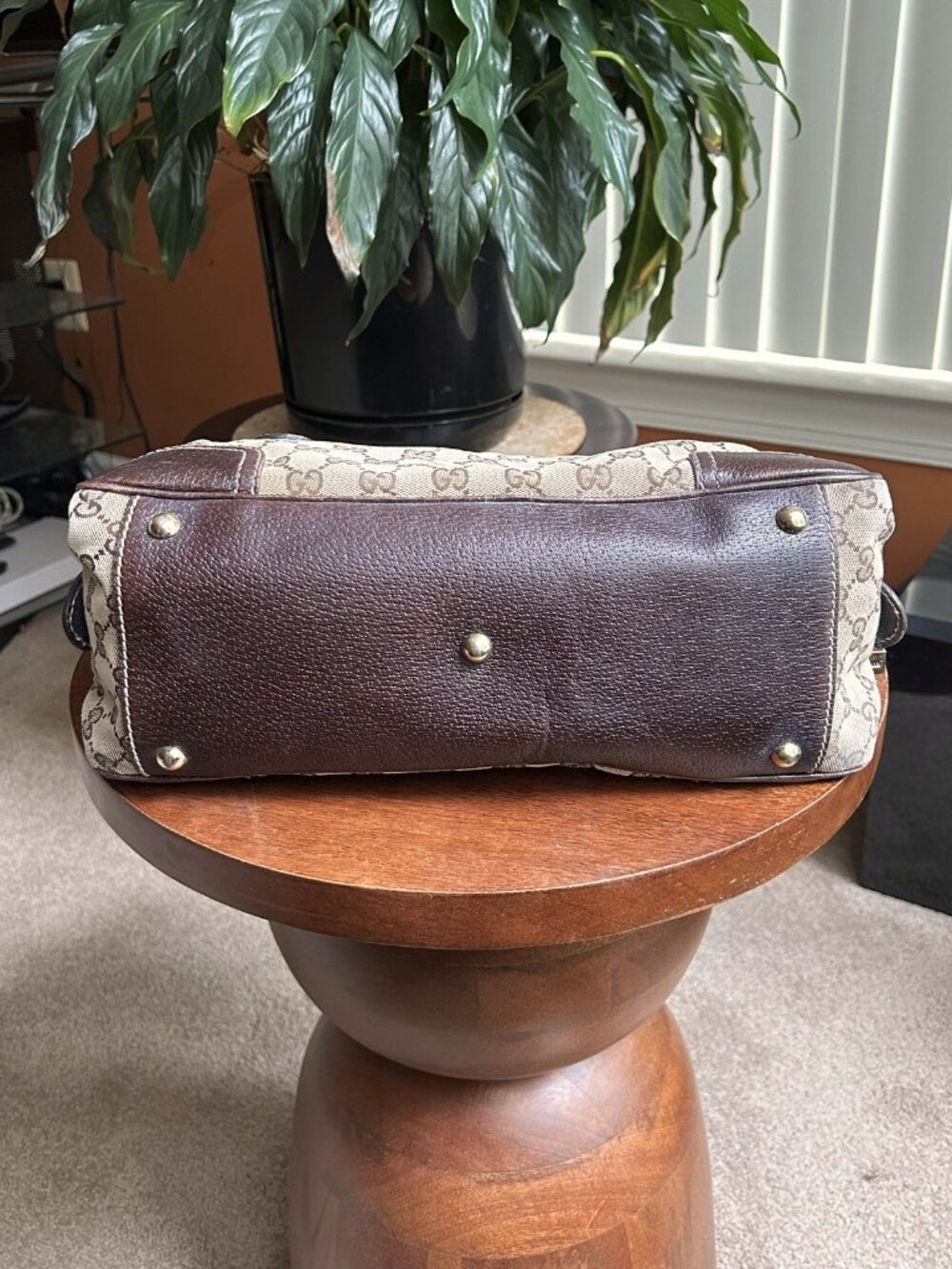 GUCCI GG Princy Boston Bag, Tan, Brown - Picture 7 of 16